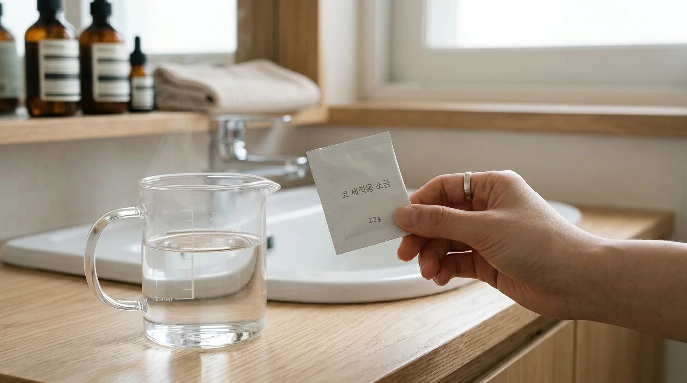 미세먼지 심할때 코 세척 방법