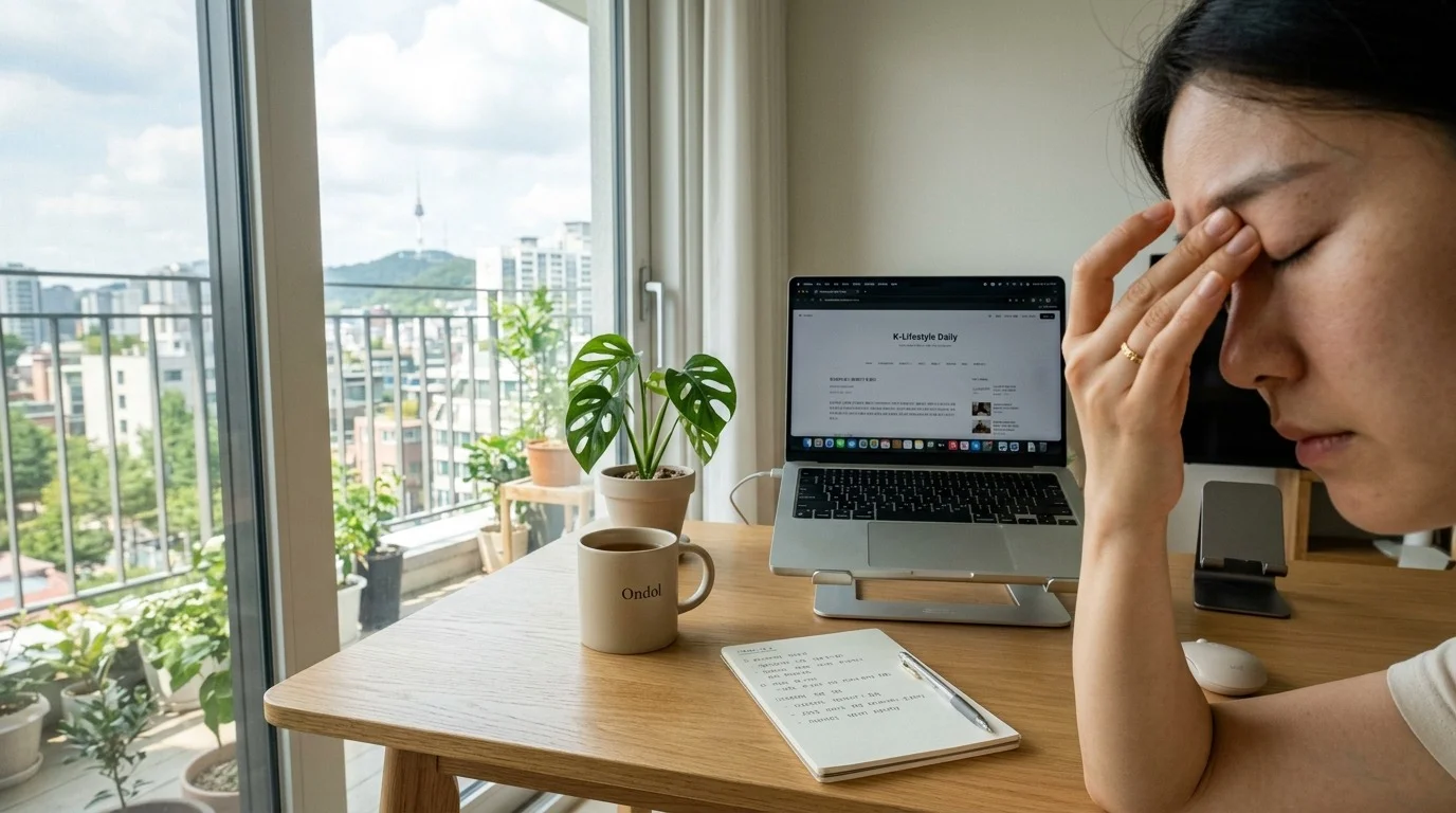 눈 피로 개선 안구 운동 방법