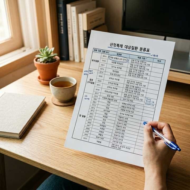 건강보험 산정특례 신청방법 대상질환