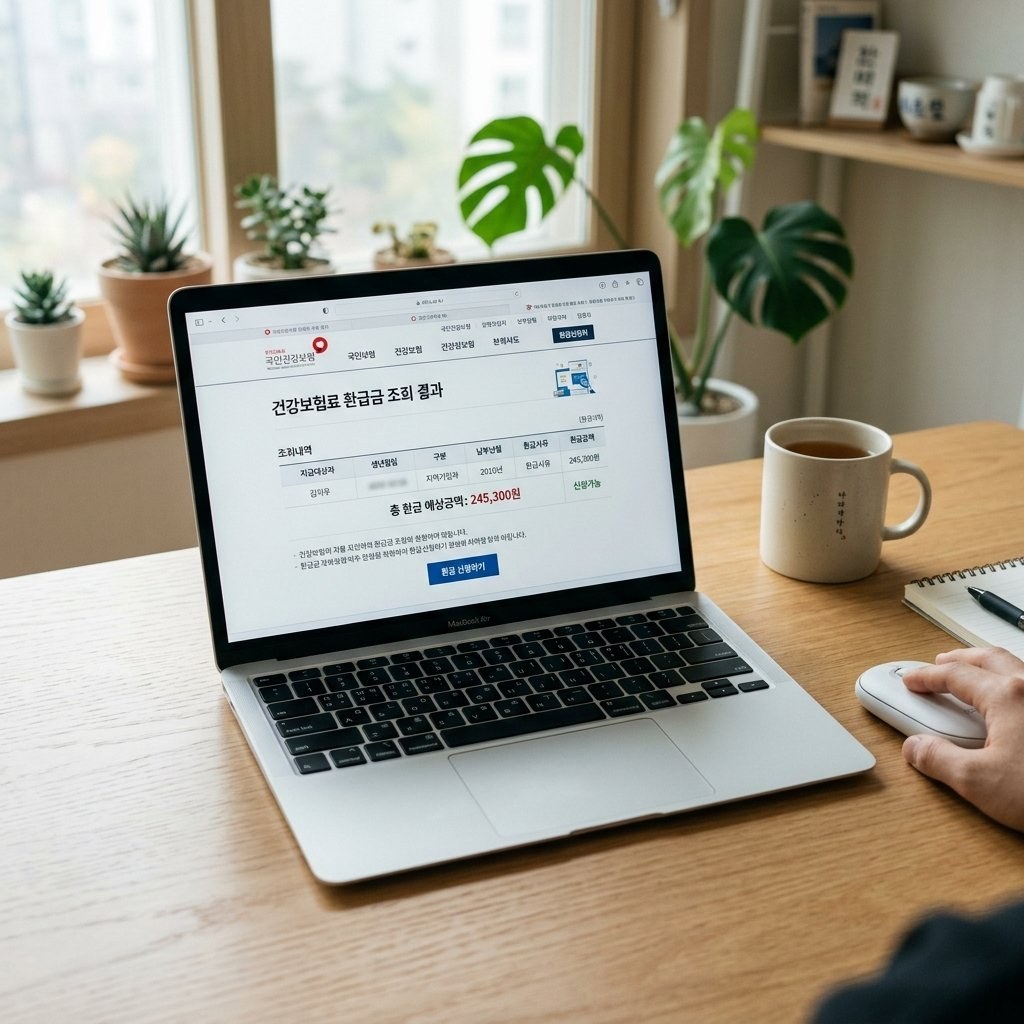 건강보험료 환급금 조회 신청